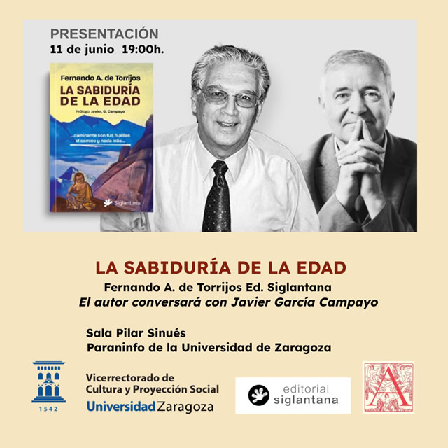 Fernando A. de Torrijos presenta su libro 'La sabiduría de la edad'